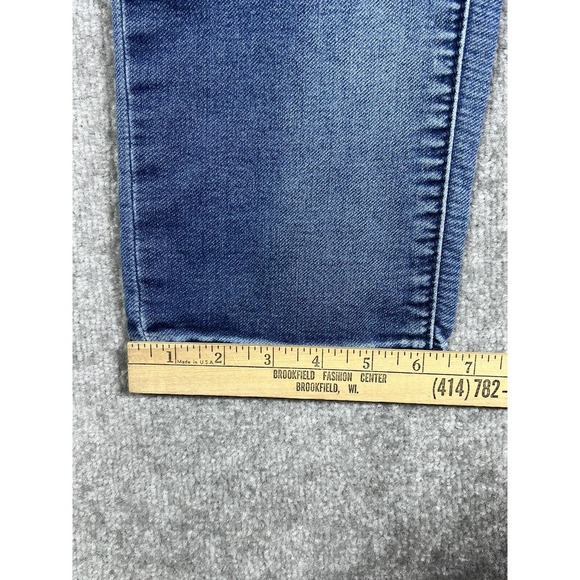 Seven7 Skinny Easy Fit Jeans Womens Size 12 Stretch Distressed Blue Denim - Picture 16 of 16